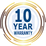 10 ÅRS GARANTITID SYMBOL