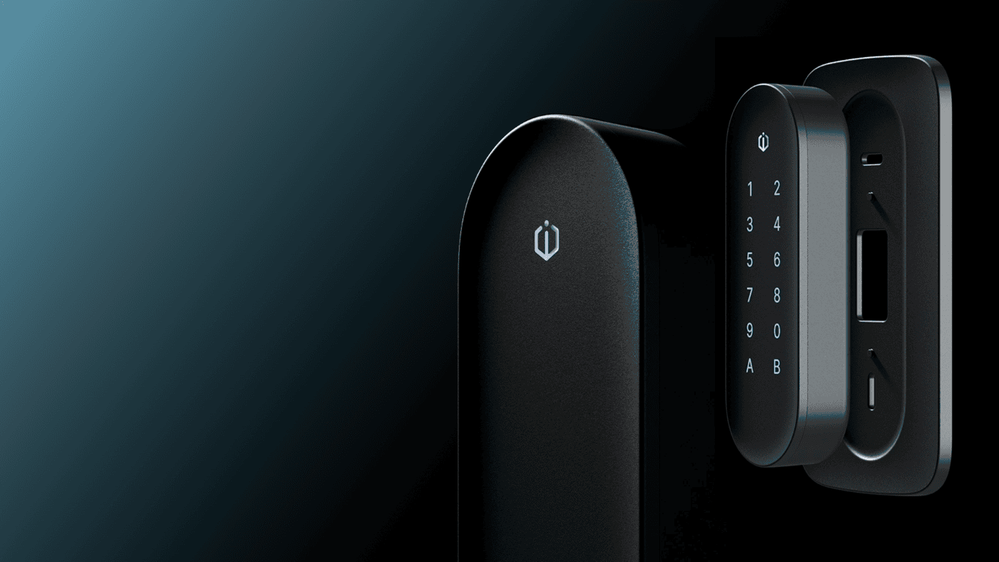 två svarta läsarare från CDVI