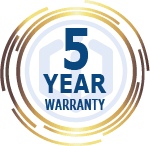 5 års garanti stämpel