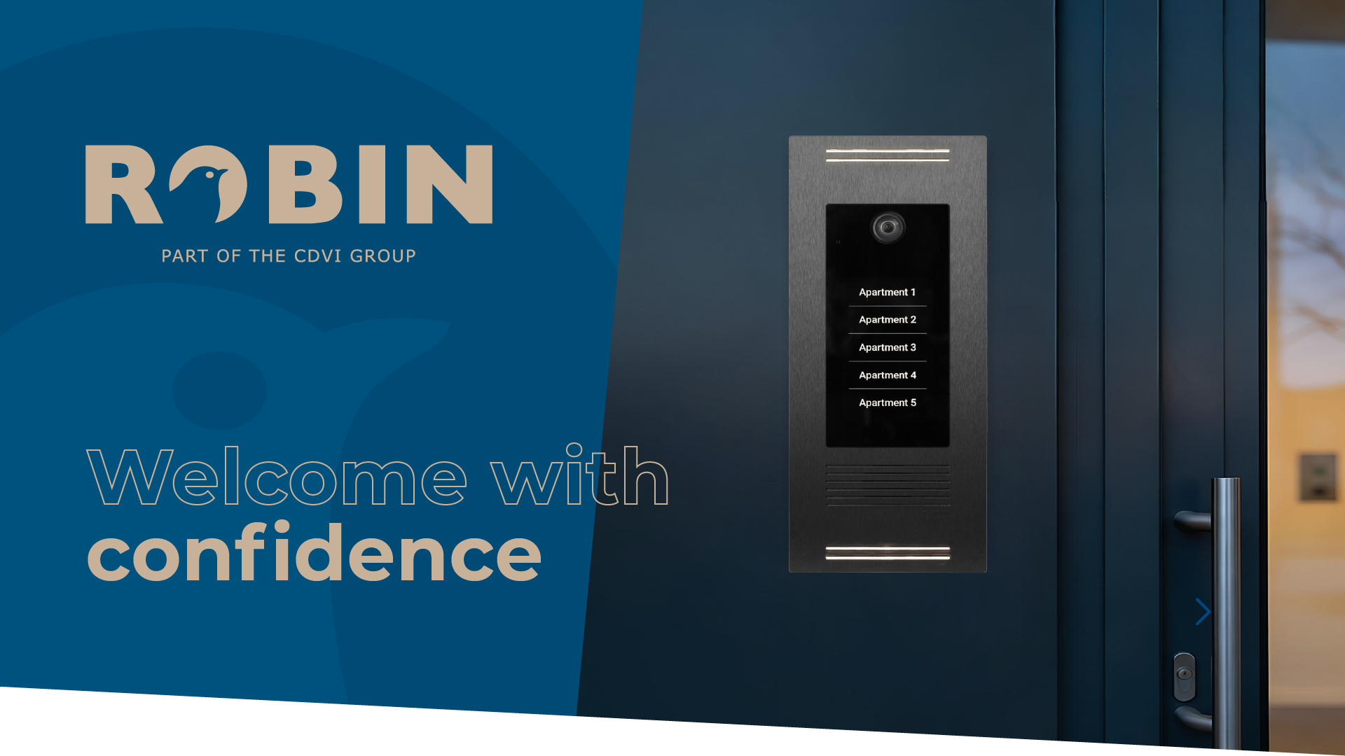 Robin porttelefon med touchdisplay